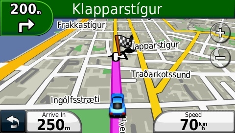 GPS Map of Iceland